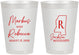 Personalized Wedding 8 oz Frosted Cups - Mississippi | 123