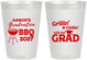 Personalized Graduation 8 oz Frosted Cups - Class Of 2027 Bbq | 130007