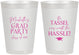 Personalized Graduation 8 oz Frosted Cups - Class Of 2027 Tassel Hassel | 130011