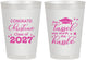 Personalized Graduation 8 oz Frosted Cups - Class Of 2027 Tassel Hassel | 130013