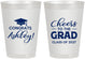 Personalized Graduation 8 oz Frosted Cups - Class Of 2027 Cheers Grad | 130020