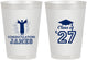 Personalized Graduation 8 oz Frosted Cups - Class Of 2027 Congratulations | 130024