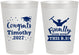 Personalized Graduation 8 oz Frosted Cups - Class Of 2027 Done With Bs | 130025