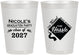 Personalized Graduation 8 oz Frosted Cups - Class Of 2027 Tassel Hassel | 130032