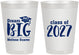 Personalized Graduation 8 oz Frosted Cups - Class Of 2027 Dream Big | 130038