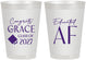 Personalized Graduation 8 oz Frosted Cups - Class Of 2027 Educated Af | 130040