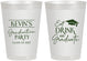 Personalized Graduation 8 oz Frosted Cups - Class Of 2027 Eat Drink Graduate | 130043