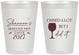 Personalized Graduation 8 oz Frosted Cups - Class Of 2027 Wined A Lot | 130044