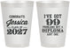 Personalized Graduation 8 oz Frosted Cups - Class Of 2027 99 Problems | 130047