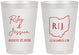 Personalized Wedding 8 oz Frosted Cups - Ohio | 134