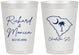 Personalized Wedding 8 oz Frosted Cups - South Carolina | 139