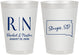 Personalized Wedding 8 oz Frosted Cups - South Dakota | 140