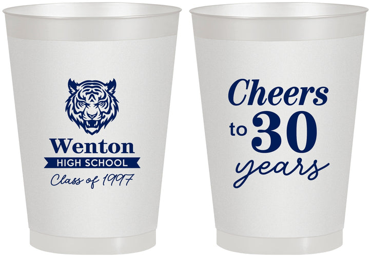 Personalized Class Reunion 8 oz Frosted Cups - Class Of 1997 30 Year | 140002