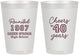 Personalized Class Reunion 8 oz Frosted Cups - Class Of 1987 40 Year | 140003