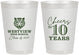 Personalized Class Reunion 8 oz Frosted Cups - Class Of 2017 10 Year | 140005