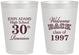 Personalized Class Reunion 8 oz Frosted Cups - Class Of 1997 30 Year | 140007