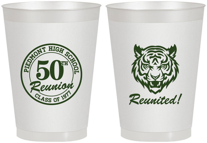Personalized Class Reunion 8 oz Frosted Cups - Class Of 1977 50 Year | 140009