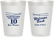 Personalized Class Reunion 8 oz Frosted Cups - Class Of 2017 10 Year | 140010