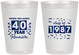 Personalized Class Reunion 8 oz Frosted Cups - Class Of 1987 40 Year | 140018
