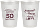 Personalized Class Reunion 8 oz Frosted Cups - Class Of 1977 50 Year | 140019