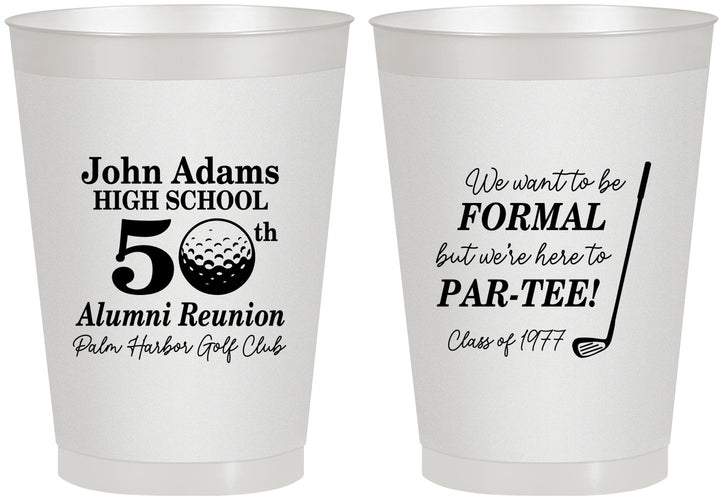 Personalized Class Reunion 8 oz Frosted Cups - Class Of 1977 50 Year | 140024