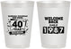 Personalized Class Reunion 8 oz Frosted Cups - Class Of 1987 40 Year | 140028