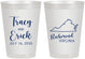 Personalized Wedding 8 oz Frosted Cups - Virginia | 145