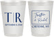 Personalized Wedding 8 oz Frosted Cups - Wyoming | 149