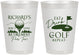 Personalized Retirement 8 oz Frosted Cups - Eat Drink Golf Repeat | 150006