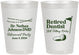 Personalized Retirement 8 oz Frosted Cups - Dentist | 150019
