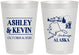 Personalized Wedding 8 oz Frosted Cups - Alaska | 151