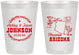 Personalized Wedding 8 oz Frosted Cups - Arizona | 152