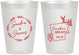 Personalized Wedding 8 oz Frosted Cups - Arkansas | 153