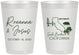 Personalized Wedding 8 oz Frosted Cups - California | 154