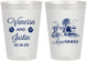 Personalized Wedding 8 oz Frosted Cups - Hawaii | 160