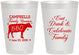 Personalized Family Reunion 8 oz Frosted Cups - Bbq Eat Drink | 160004