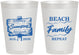 Personalized Family Reunion 8 oz Frosted Cups - Beach Family Repeat | 160013