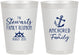 Personalized Family Reunion 8 oz Frosted Cups - Cruise Anchor | 160029