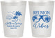 Personalized Family Reunion 8 oz Frosted Cups - Beach | 160034