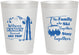 Personalized Family Reunion 8 oz Frosted Cups - Ski Trip | 160040