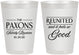 Personalized Family Reunion 8 oz Frosted Cups - Reunited Feels So Good | 160052