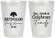 Personalized Family Reunion 8 oz Frosted Cups - Eat Drink Celebrate | 160053