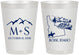 Personalized Wedding 8 oz Frosted Cups - Idaho | 161