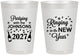 Personalized New Years 8 oz Frosted Cups - 2027 Ringing In | 170014
