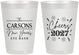 Personalized New Years 8 oz Frosted Cups - 2027 Cheers | 170018