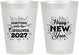 Personalized New Years 8 oz Frosted Cups - 2027 Nye | 170020