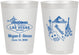 Personalized Wedding 8 oz Frosted Cups - Nevada | 177