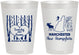 Personalized Wedding 8 oz Frosted Cups - New Hampshire | 178