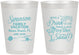 Personalized Family Vacation 8 oz Frosted Cups - Beach Toes In The Sand | 180000