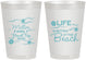 Personalized Family Vacation 8 oz Frosted Cups - Life Is Better At The Beach | 180001